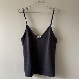aritzia wilfred free suede tank